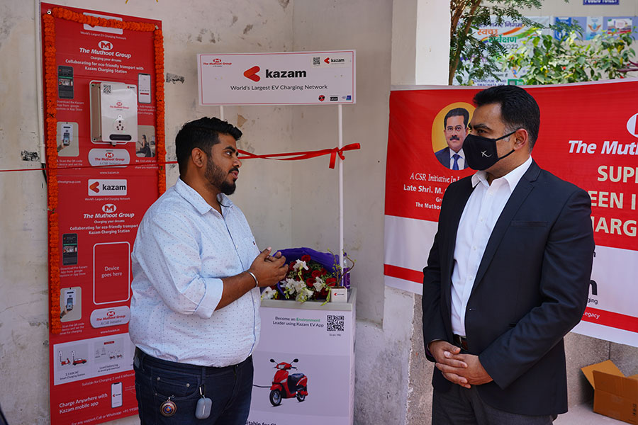 EV Charging Points Inauguration in GK- II, New Delhi