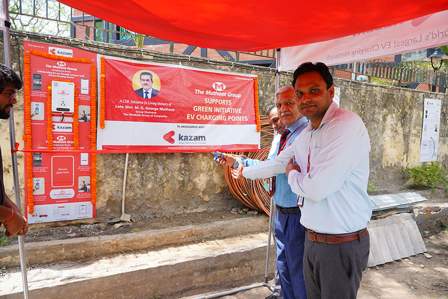 EV Charging Points Inauguration in GK- II, New Delhi