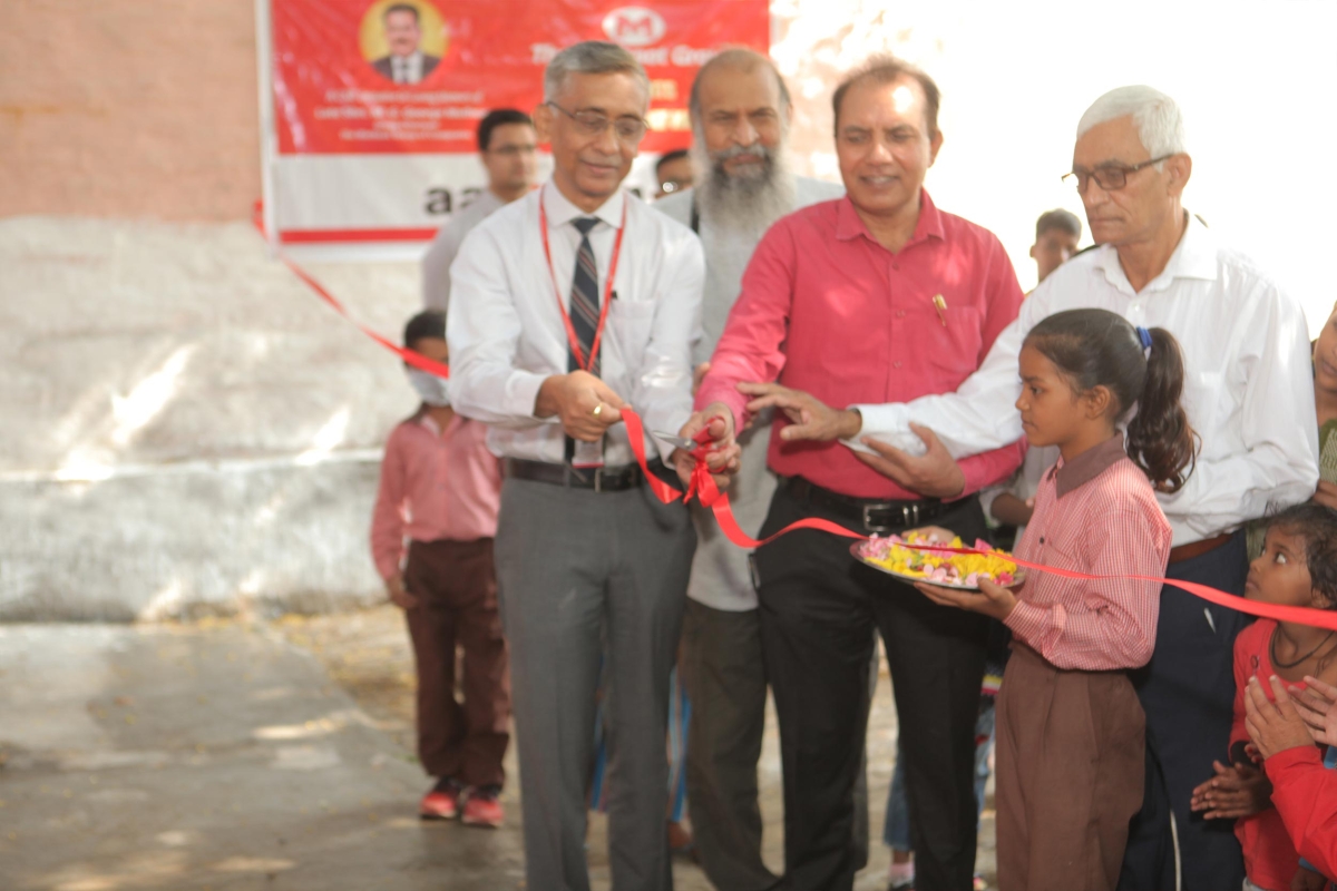 Handover of sakirpur govt school toilet