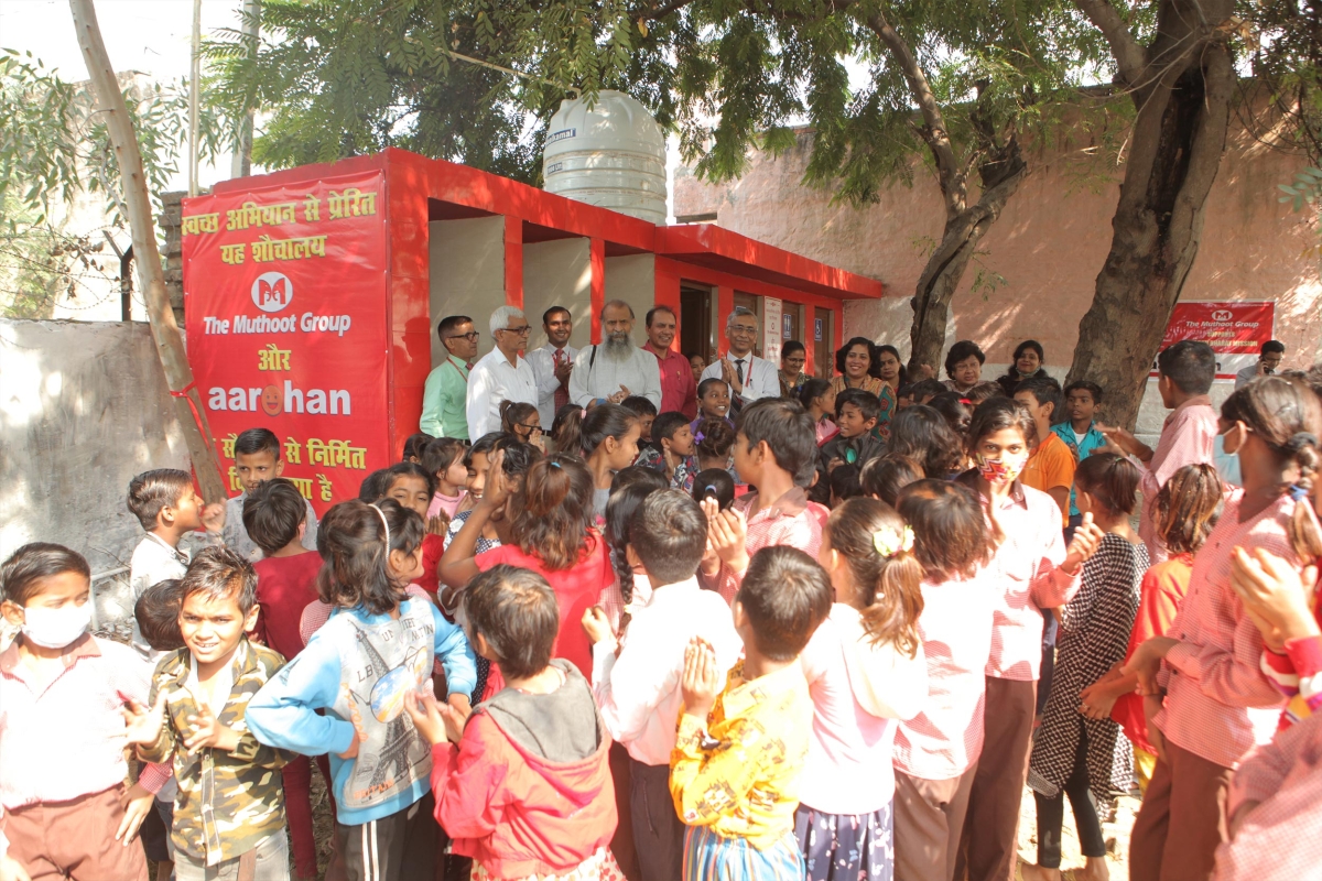 Handover of sakirpur govt school toilet