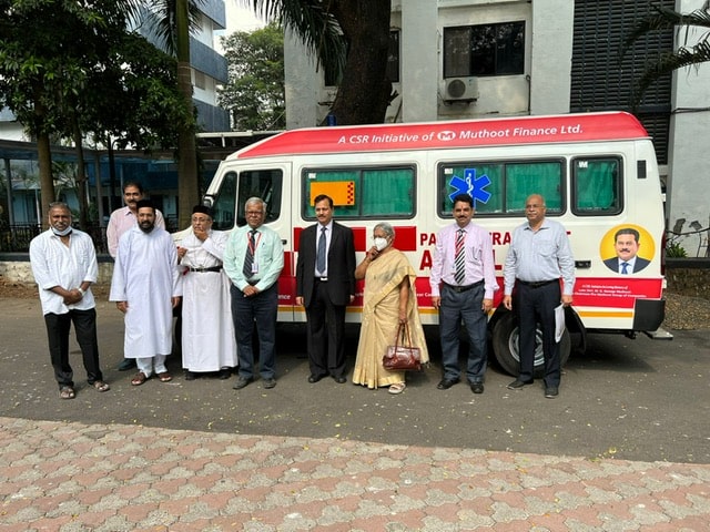 Ambulance donation to Gregorian Community