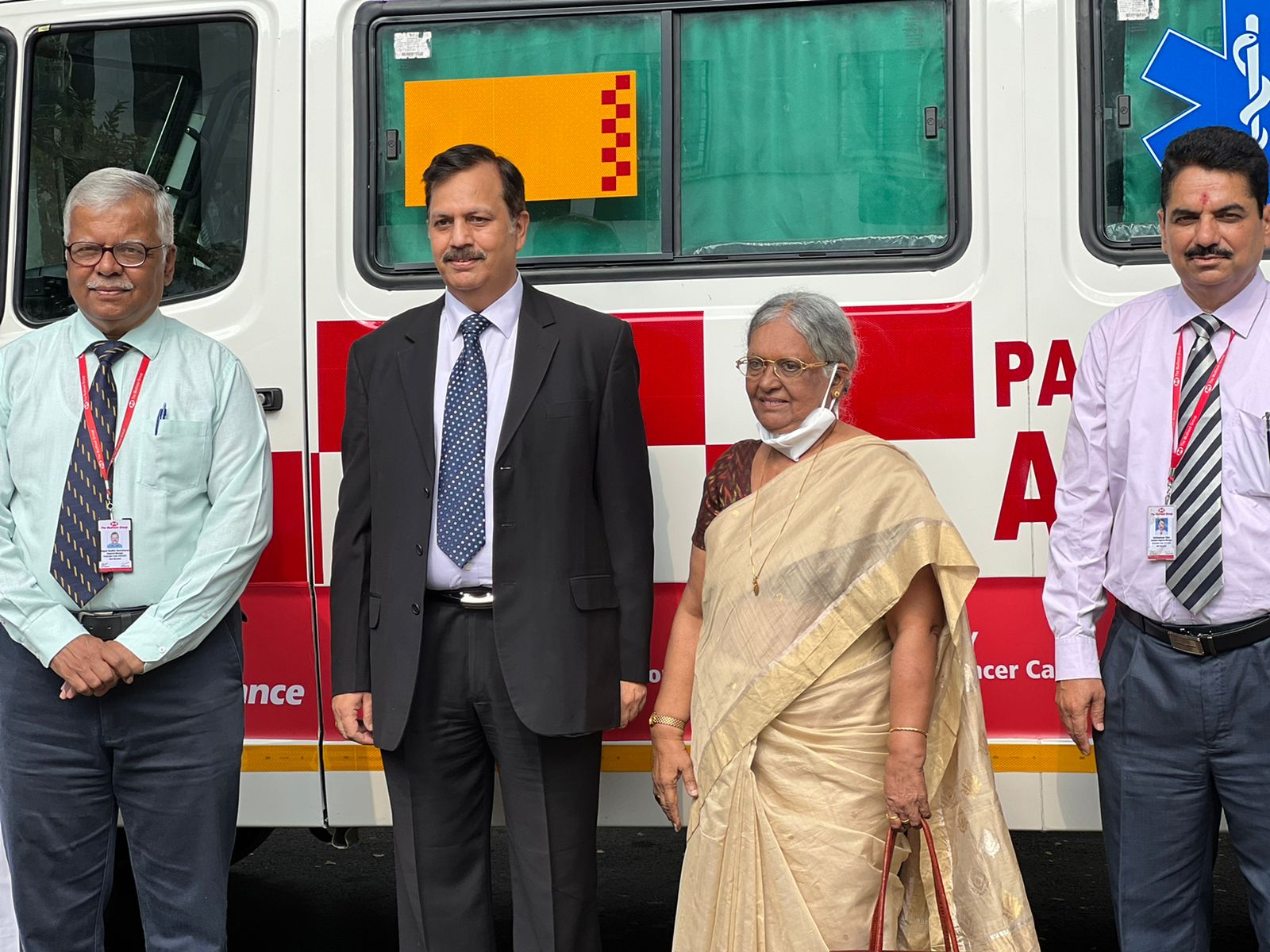 Ambulance donation to Gregorian Community