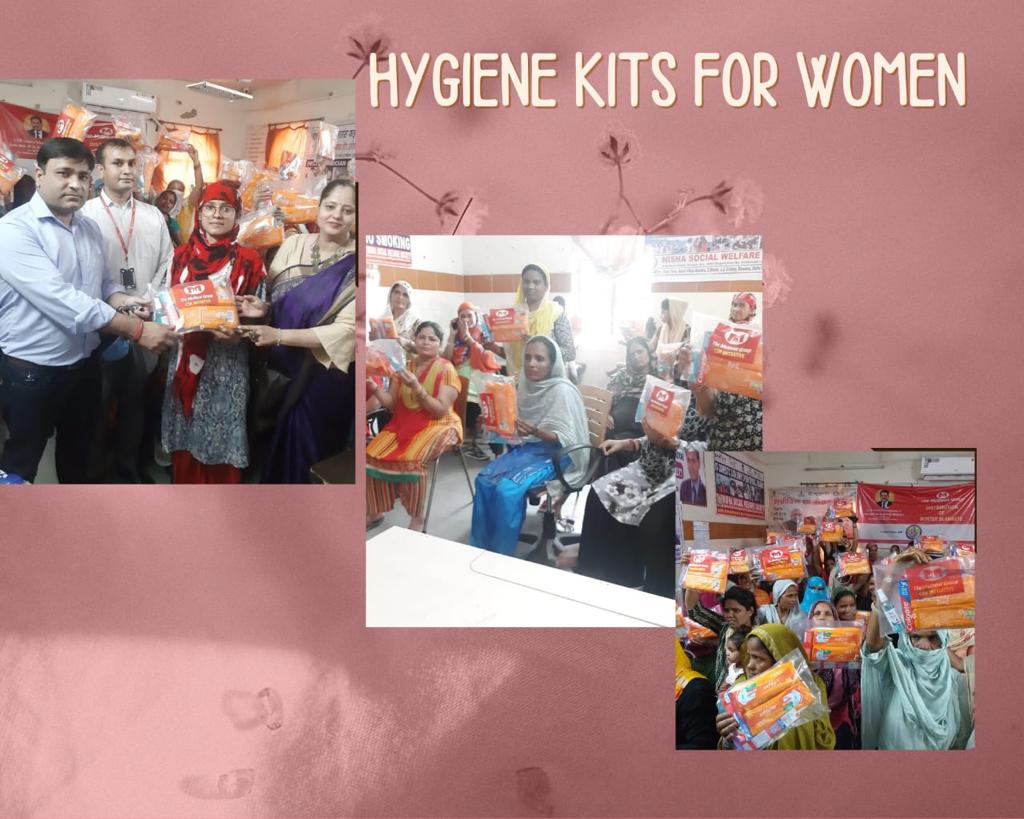 distribution-of-300-sakhi-women-hygiene-kits-in-jj-colony-bawan-new-delhi