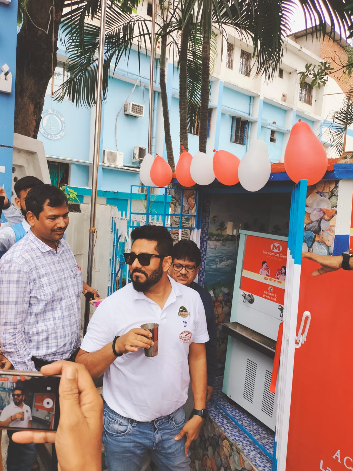 Donation of water Cooler