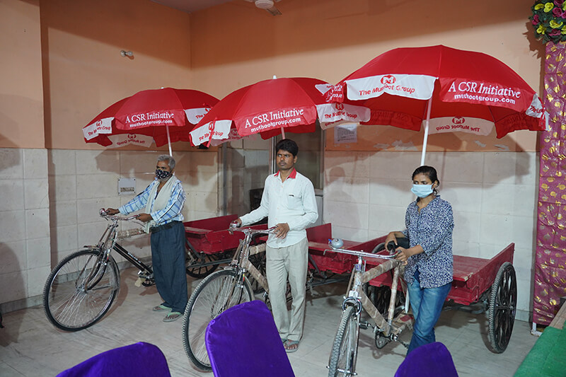 Tricycles distribution